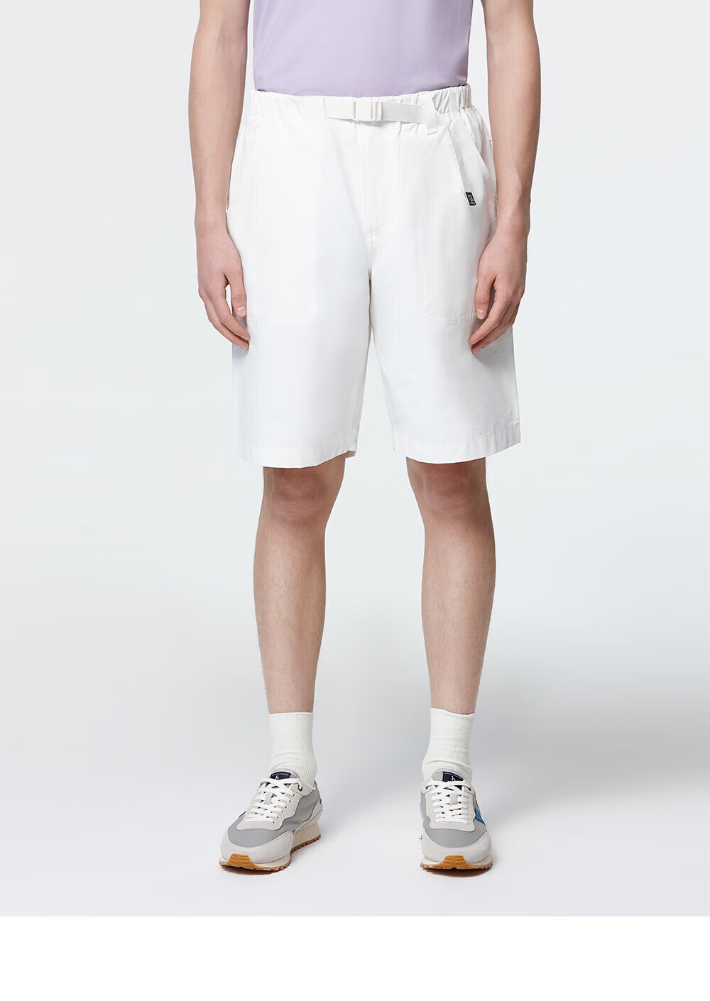 HAZZYS Men's 2026 Summer PHIZ Sporty Casual Woven Shorts with Buckle Belt Unisex 9